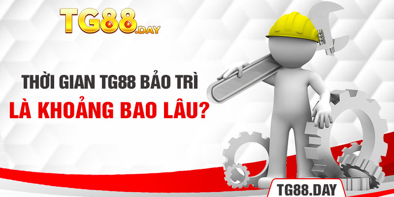 Thời gian Tg88 bảo trì là khoảng bao lâu?